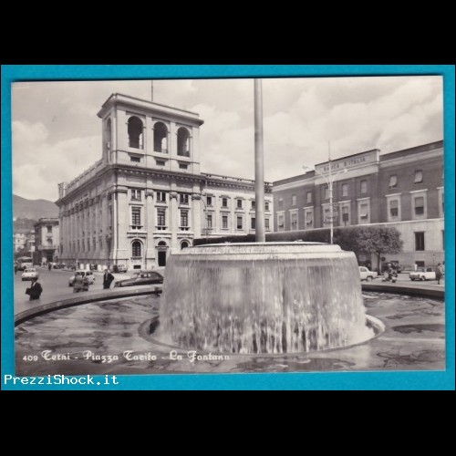 Terni - Piazza Tacito la fontana - VG 1965