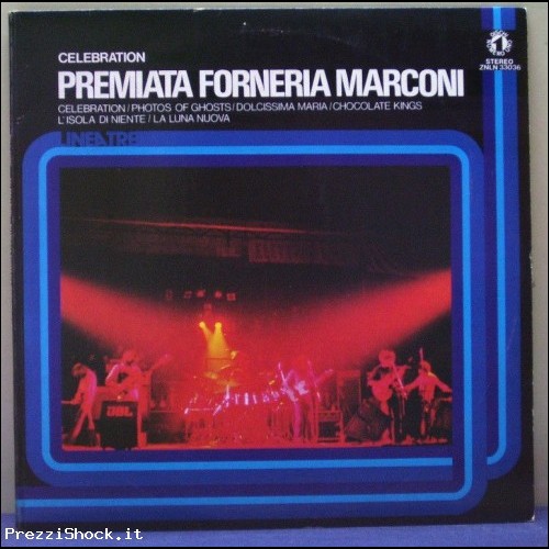 PREMIATA FORNERIA MARCONI LP 33 Giri del 1976 CELEBRATION