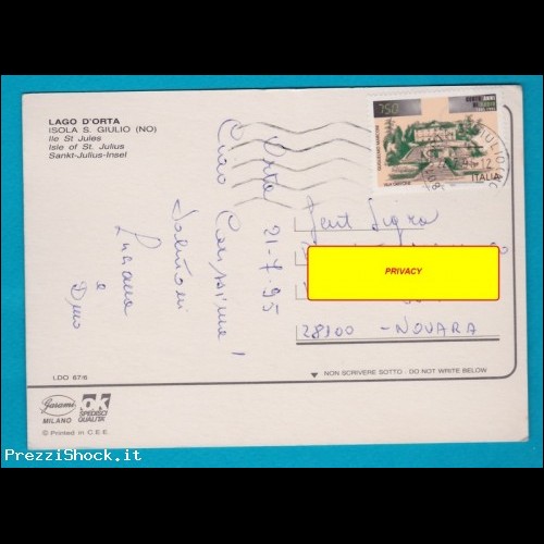 1995 centenario della radio isolato - storia postale