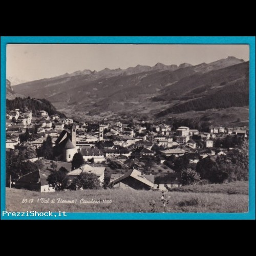 CAVALESE - Trento - val di Fiemme - panorama -  VG 1956