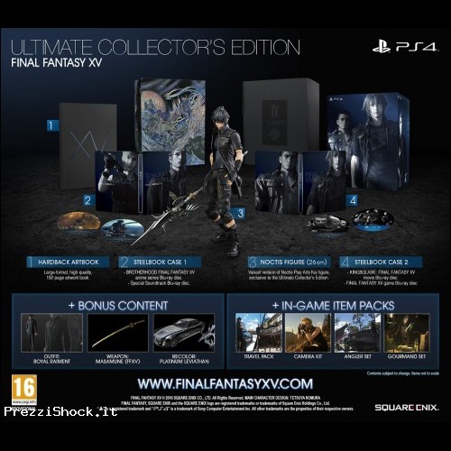 Final Fantasy XV ultimate collector's edition PS4