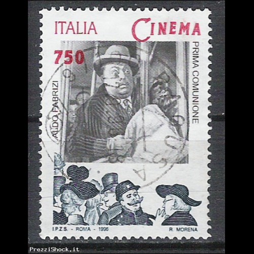 1996 - cinema Italiano Aldo Fabrizi - Sassone 2234 usato