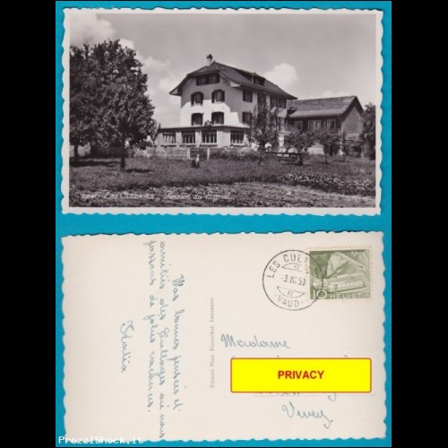 Svizzera VD Vaud - Les Cullayes Pension du Signal FP VG 1953