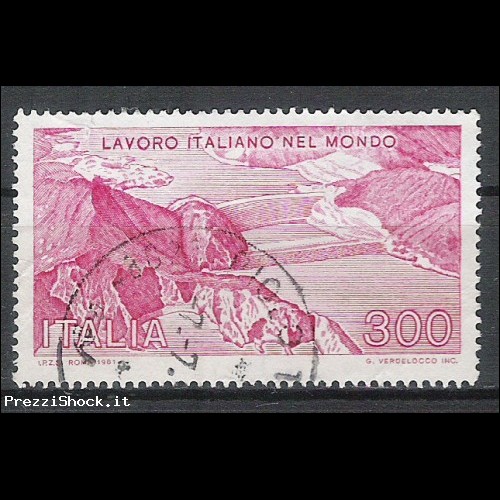 1981 - Lavoro diga Hong Kong - Sassone 1561 - USATO