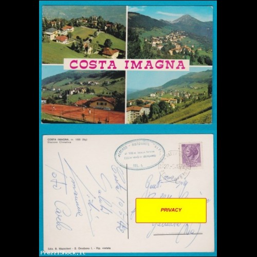 Costa Imagna Bergamo - vedutine - campo tennis - VG