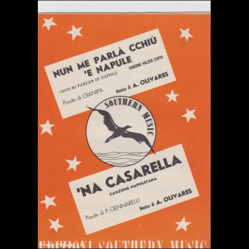 1950 spartito - Nun me parl cchi e Napule- Na casarella