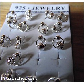orecchini tondi argento earrings silver campanella bluebell 