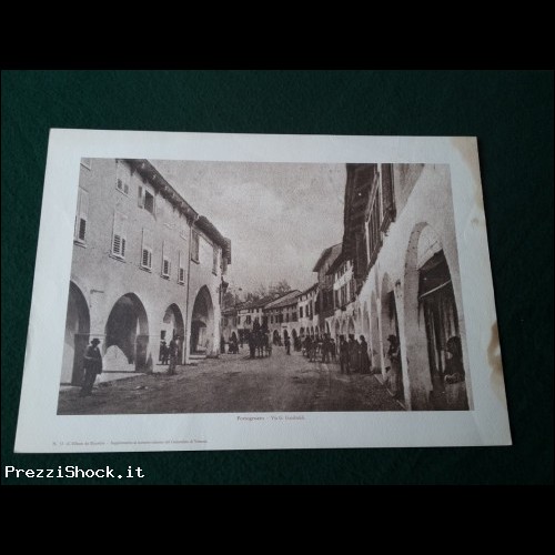 Riproduzione Vecchia Foto - PORTOGRUARO - Via G. Garibaldi