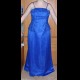 Vestito donna sera blu long woman cocktail blue night corset