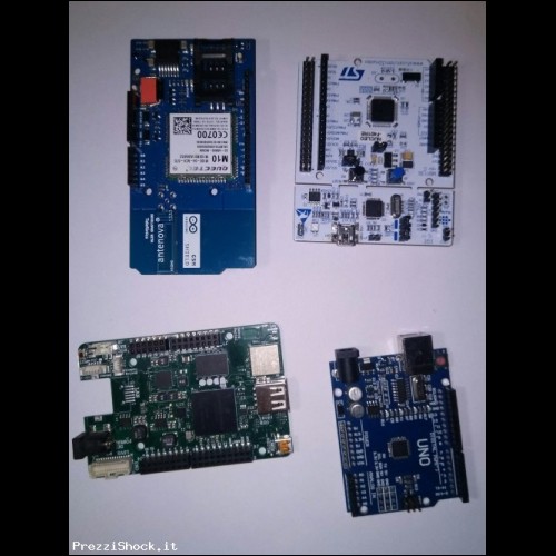 Arduino, Udoo, STM 32, Maicrochip, microcontrollori, micropr