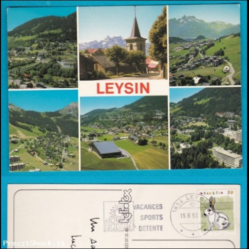 Svizzera VD Vaud - Leysin - vedute - VG