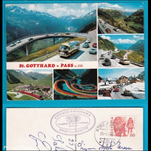 Svizzera TI Tessin - Passo del San Gottardo - VG