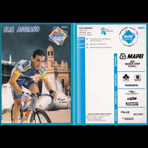 2001 MAPEI ciclismo - ELIA AGGIANO