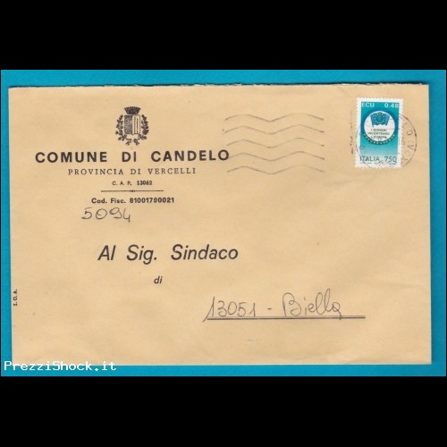 1991 Comuni Comune di Candelo