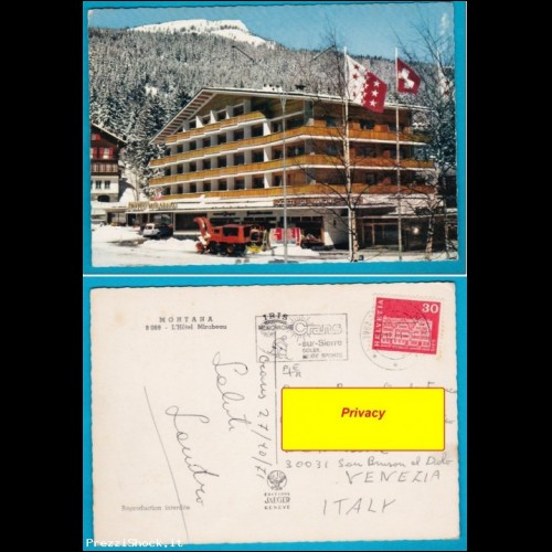 Svizzera VS Valais - Crans Montana l' Hotel Mirebeau