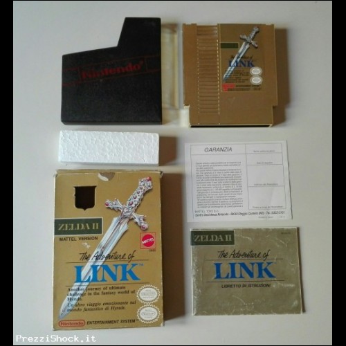 Nintendo NES ADVENTURE OF LINK ZELDA II 2 IT