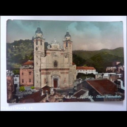 Cartolina Viaggiata "LAIGUEGLIA - Chiesa Parrocchiale" 1959