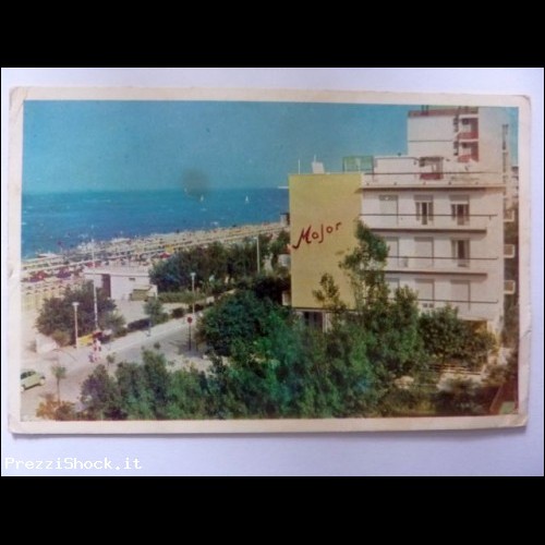 Cartolina Viaggiata "Hotel Major RICCIONE" 1963