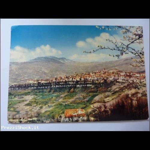 Cartolina Viaggiata "AGNONE Panorama parziale" 1968