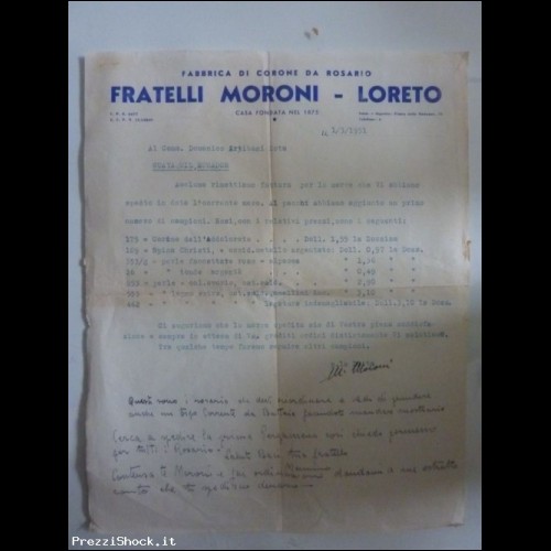Lettera "COMANDO DEL DISTRETTO MILITARE DI SALERNO" 1929