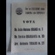 Volantino Elezioni Camera dei Deputati PSI Anni '60