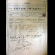 Documento" Stima Spurgo per Ven. Ospedale di Viterbo" 1903