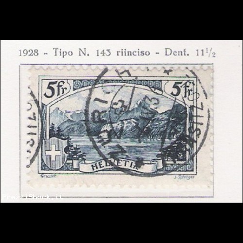 SVIZZERA - 1928 - N. 231 USATO