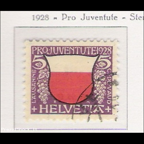 SVIZZERA - 1928 - N. 233 USATO
