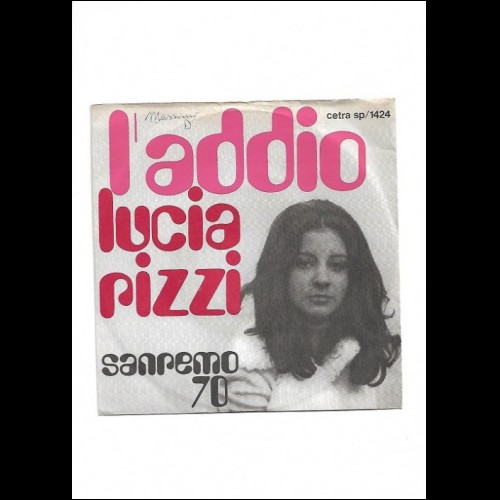 LUCIA RIZZI - L'ADDIO - SANREMO 70