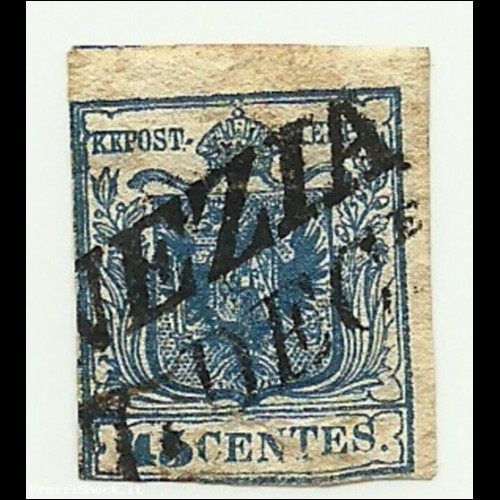 1850 - Italia - Antichi Stati - Lombardo-Veneto 10 Stemma-
