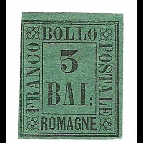 1859 - Italia - Antichi stati - Romagne 4 Cifra-