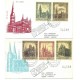 1967 - San Marino 749/53 Cattedrali - FDC-