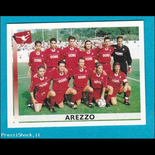 panini 2000 2001 - 628 Arezzo squadra