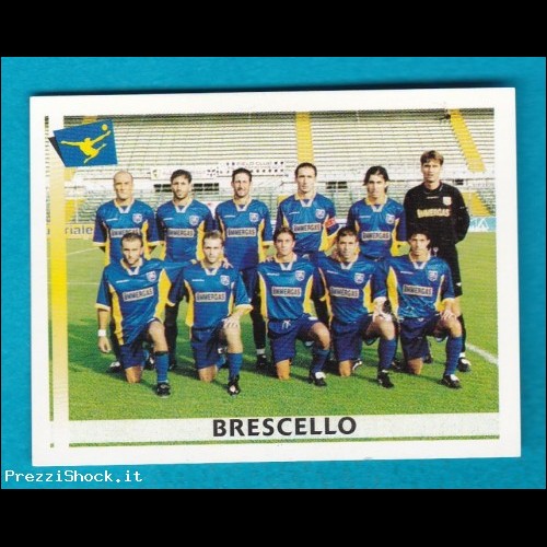 panini 2000 2001 - 629 Brescello squadra