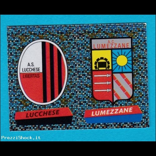 panini 2000 2001 - 639 AB scudetti Lucchese Lumezzane