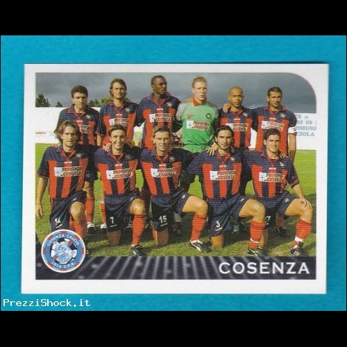 panini 2002 2003 - 497 Cosenza squadra