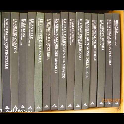 LE GRANDI DISTESE SELVAGGE, aree wilderness, 19 volumi 