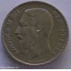 Rara moneta dargento di Leopoldo II re dei Belgi