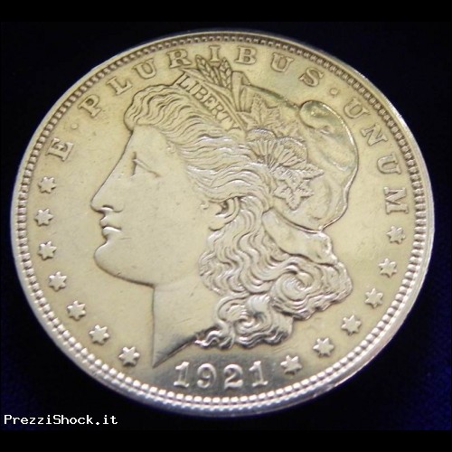 Moneta d'argento americana, 1 dollaro Morgan del 1921