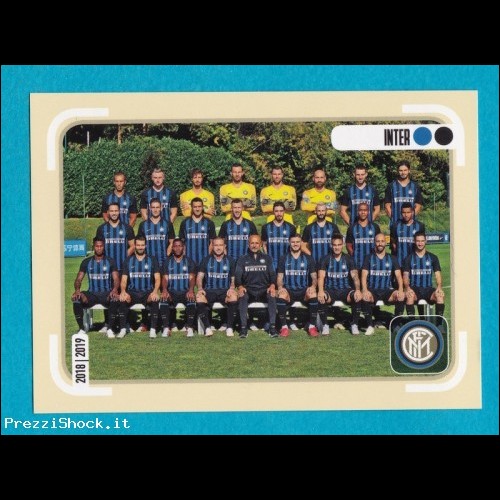 calciatori panini 2018 2019  - 255 Inter squadra 