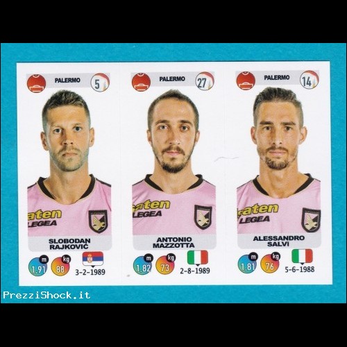 calciatori panini 2018 2019 - 666 abc Palermo 