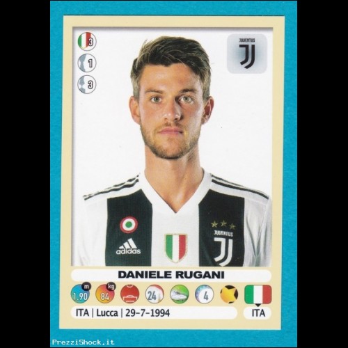 calciatori panini 2018 2019 - 263 Juventus RUGANI