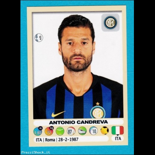 calciatori panini 2018 2019 - 247 Inter CANDREVA