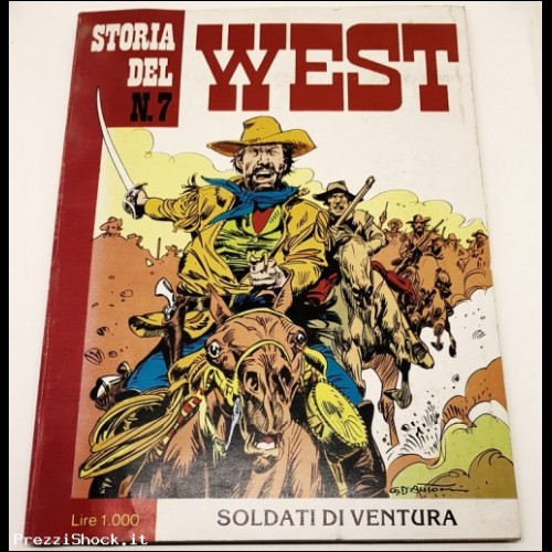 Fumetto storia del west n4 gli invasori ottobre 1984 western
