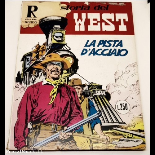 Fumetto storia del west n 75 La Pista d'Acciaio agosto 1973