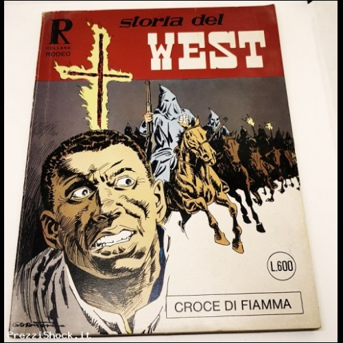 Fumetto storia del west n160 Croce di Fiamma ottobre 1980