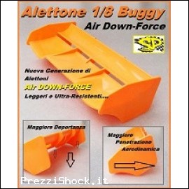 (10pcs.) Alettone Wind 1/8 Buggy AIR DOWN-FORCE ARANCIONE