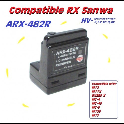 Ricevente compatibile SANWA ARX-482R per FH3/FH4T ARX-482R  