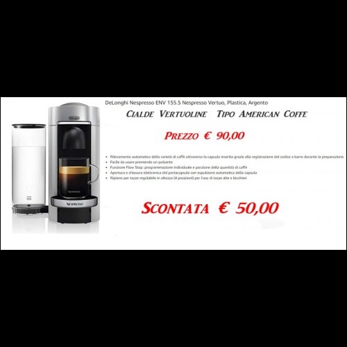 Macchina Caffe DeLonghi Nespresso ENV 155.S Nespresso Vertuo