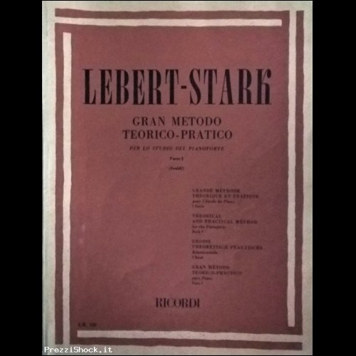 Lebert-Stark, metodo per pianoforte